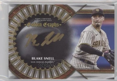 2023 Topps Five Star Golden Graphs /40 Blake Snell #GG-BS Auto - Image 1 of 2