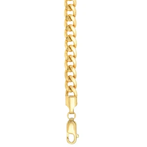 10K Gold 5.5mm Semi-Solid Miami Cuban - Picture 1 of 1