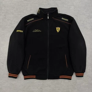 Chaqueta polar Ferrari Michael Schumacher cremallera completa bordada se ajusta como XL para hombre - Imagen 1 de 18