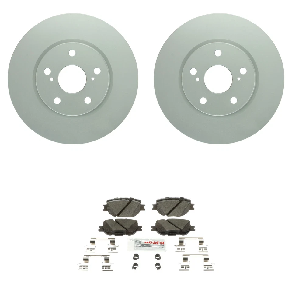 Kit de pastillas de freno de disco de cerámica azul rotores Quietcast delanteros Bosch para sedán IS250 Foto 1 de 1
