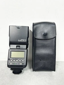 Canon Speedlite 540EZ Blitzschuhblitz und Markenkoffer - funktionstüchtig - Bild 1 von 9