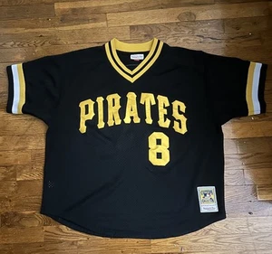 Pittsburgh Pirates Willie Stargell 1982 Mitchell Ness Mesh BP Jersey Sz 2XL (52) - Picture 1 of 14