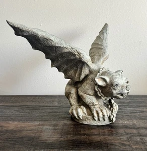 Vintage Resin Chained Gargoyle Universal Statuary Figurine Statue 8.5” Tall 1993 - Picture 1 of 16