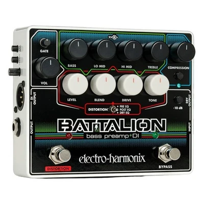 Electro Harmonix BATTALION Bass Preamp and DI Effects Pedal TONE - Image 1 of 4