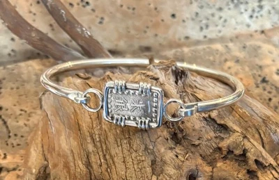 Treasure Coin Japanese Rectangular Shogun Era SS Bracelet Authentic 1800's - Image 1 of 4