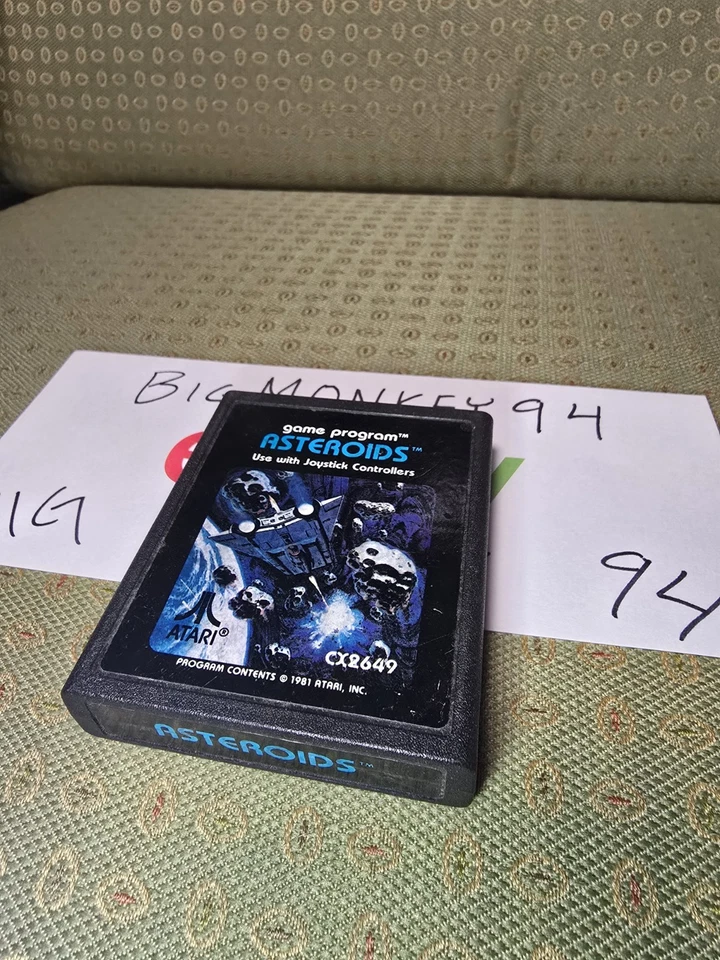 Asteroids (Atari 2600, 1981) Authentic Cartridge Only - Image 1 of 1