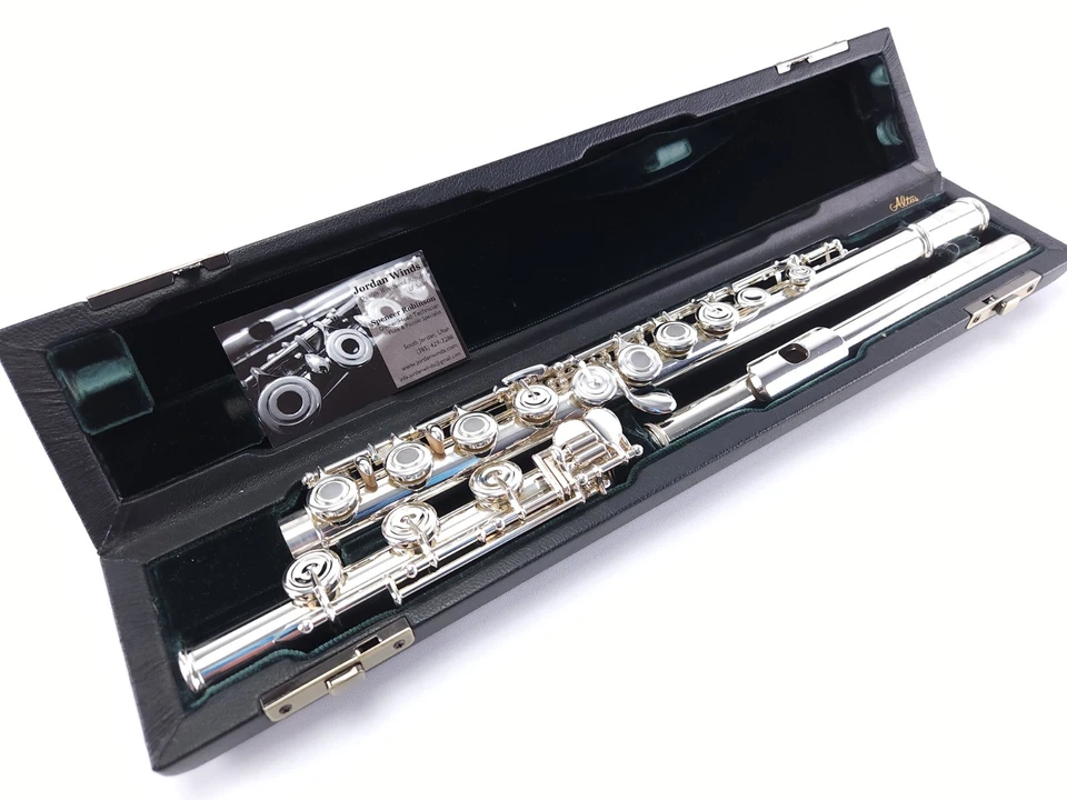 Altus Artist 907 Handmade Professional Flute Open Hole B Foot Reconditioned ++ - Image 1 of 4