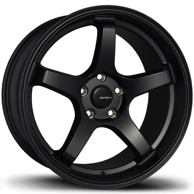 Ruedas 17x8 negras AVID1 AV28 5x114,3 35 (juego de 4) 73,1 Foto 1 de 3