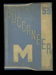 1953 Buccaneer Mainland High School Yearbook Daytona Beach Florida FL - Foto 1 di 17