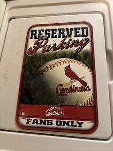 St. Louis Cardinals Reserved Parking Sign Win Craft 2008 - Picture 1 of 5