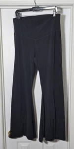 Pantalones de Yoga Aerie The Real Me Extra Acampanados Talla 2XL Negro Poliéster/Spandex - Imagen 1 de 5