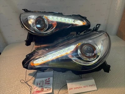 For Subaru BRZ Toyota 86 Scion FR-S 2012-2020 Orange LED OEM Headlights SET JDM - Image 1 of 4