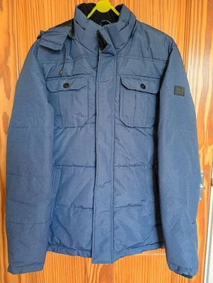 Jack & Jones Core Mens Hooded Quilted Puffer Jacket Anorak Size S - Image 1 of 4