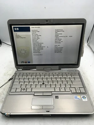 HP ELITEBOOK 2730P - BOOTS TO BIOS - INTEL 2 DUO L9400 - 2GB RAM - READ DESC -BB - Image 1 of 4