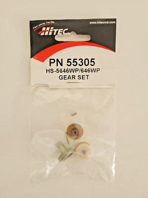HS-5646WP / HS-646WP Servo Metal Gear Set Hitec #55305 Factory Sealed New - Image 1 of 4
