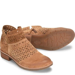 Sofft stivaletti da donna in pelle scamosciata con sella Bristow marrone taglia 9,5 US - Foto 1 di 5