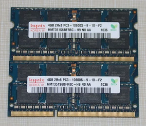 8gb 2x4gb ddr3 pc3 10600 1333mhz laptop ram memory upgrade kit 204-pin Apple Mac - Picture 1 of 1