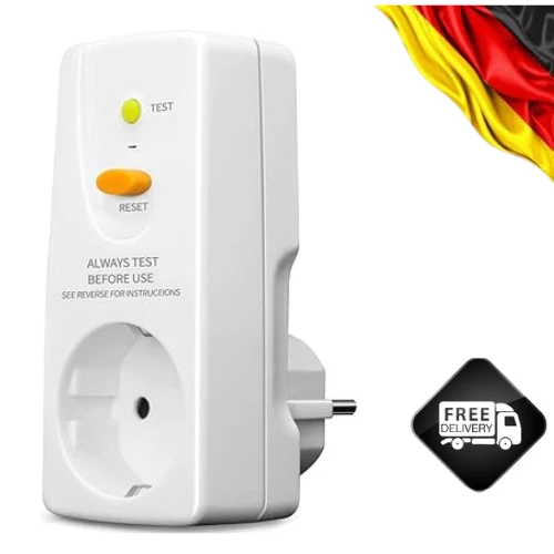 Fi Schutzschalter Steckdose,Personenschutzstecker Anti-Leckagen und Elektro-Scho - Bild 1 von 1
