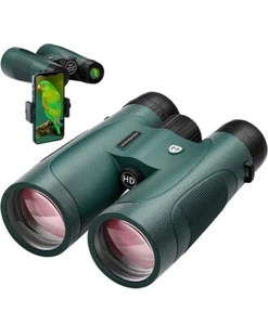15x52 HD Binoculars for Adults High Powered w/Upgraded Phone Adapter Clear Visio - Picture 1 of 17