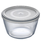 Pyrex Glasbehlter Frischhaltedose Aufbewahrungs Vorrat Dose Lunch Deckel 1,1L