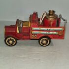 Vintage Cragstan Tin Toy "Old Smokey" Fire Engine Friction Toy Truck