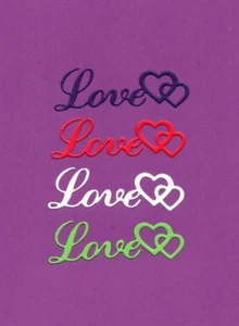 LOVE # 37 die cuts scrapbook cards - Picture 1 of 1