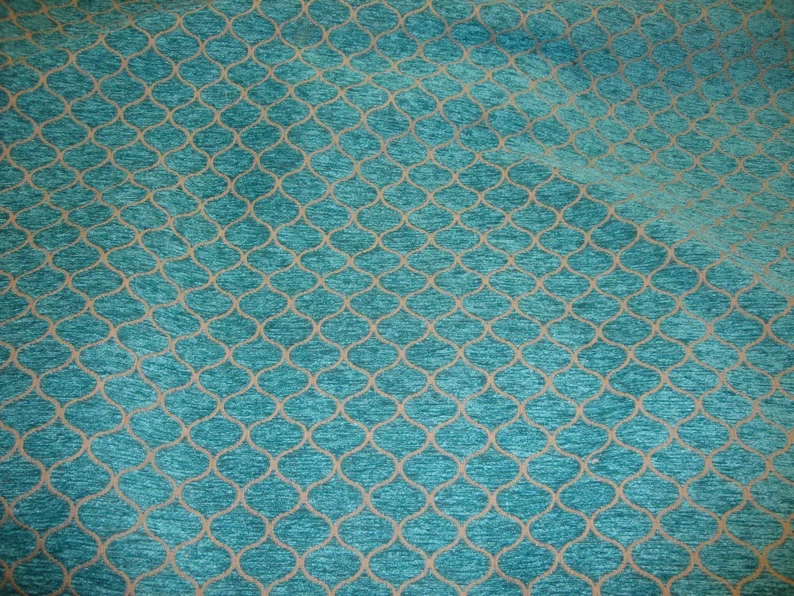 Tela de tapicería de chenilla Marina Sarah 54" de ancho por yarda Foto 1 de 1