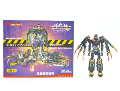 Magic Power MP-46BW Blackarachnia Black Wolfsbdne Spider Figure toy in stock - Image 1 of 4