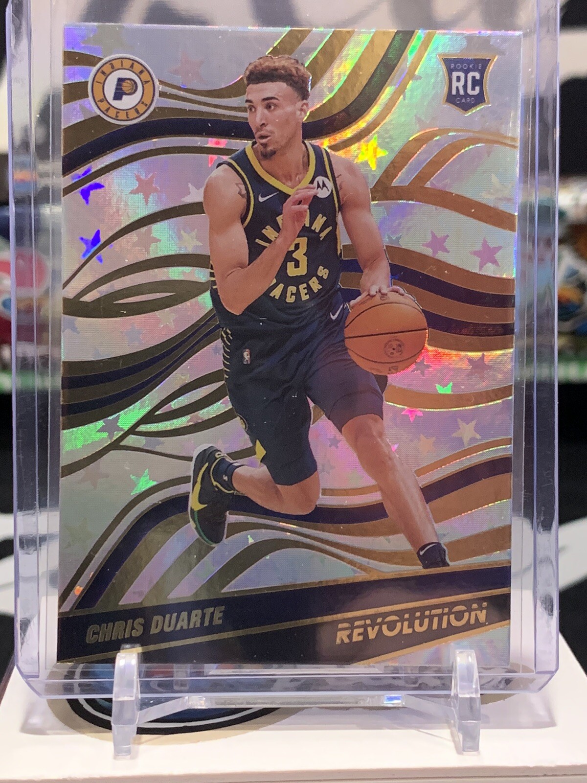 2021-22 Revolution Chris Duarte RC ASTRO #139 - Indiana Pacers Rookie AB1