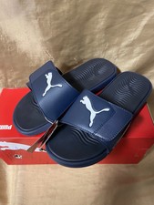 puma navy blue sandals