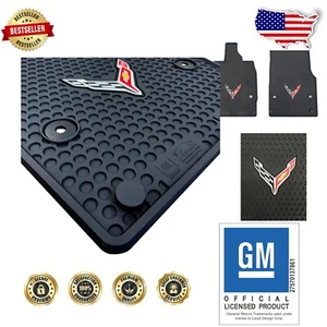 Alfombrillas de lujo para todo tipo de clima para Corvette C8 (2020 encendido) - Fácil instalación - Imagen 1 de 6