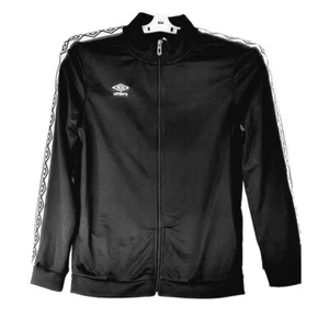 Umbro Soccer Jacket Youth XL Premier Full Zip Diamond Tape Sleeves Warm Up - Picture 1 of 6