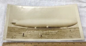 Foto originale ZR3 dirigibile dirigibile Zeppelin atterraggio base navale Lakehurst NJ - Foto 1 di 2