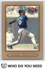 Paul Molitor  2002 Fleer Fall Classic #7a