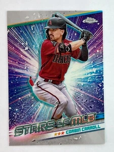 2024 Topps Series 1 Corbin Carroll Stars of MLB Chrome Insert #CSMLB-29  - Picture 1 of 2