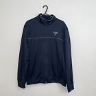 Under Armour Project Rock Tracksuit Track Jacket Full-Zip Top Mens Size M Black.
