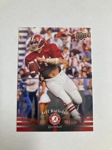 Carta calcio 2012 Upper Deck Università dell'Alabama #29 Jeff Rutledge! - Foto 1 di 2