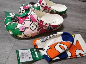 Crocs Marimekko Classic Clog US SIZE 8 Men 211122-90H Size 10 Women And Socks - Picture 1 of 8