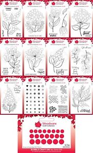 Woodware Bubble Bloom Clear Stamps - by Jane Gill - Creative Expression