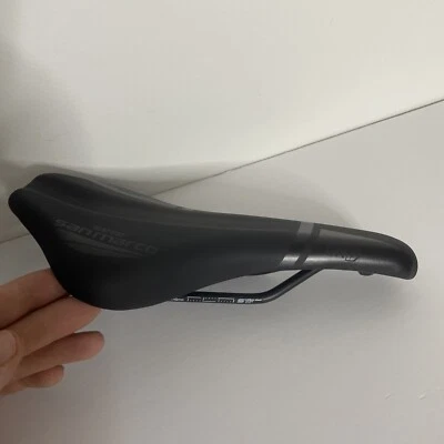 Selle San Marco wide Mtb saddle with free universal seat post clamp - Image 1 of 4