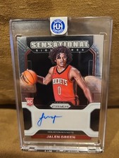 2021-22 Panini Prizm JALEN GREEN SENSATIONAL SIGNATURES RC AUTO SILVER