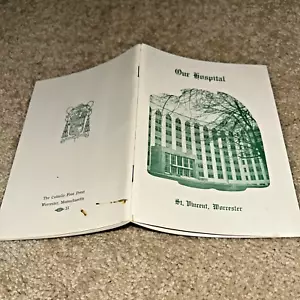 Libro NUESTRO HOSPITAL - ST. VINCENT, WORCESTER MASSACHUSETTS de los años 50 - Imagen 1 de 13