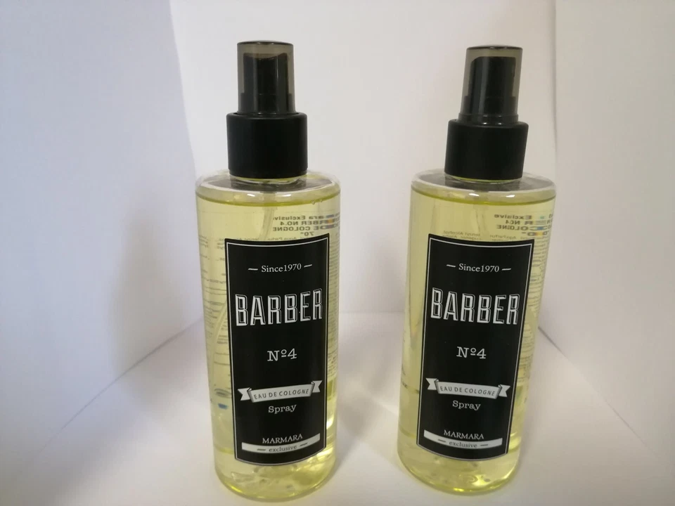 ( 33,80€ / 1L ) 2 x Marmara Barber Spray Cologne No4 - 70° - Pumpspray 250ml