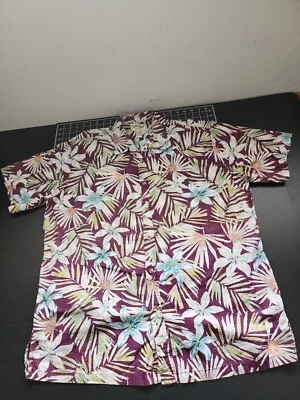 Cooke Street Hawaiian Shirt Men’s Size XL Tropical Print Purple - Image 1 of 4