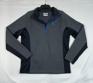 Spyder Herren Pullover schwarz grau Jacke 1/2 Zip Outbound Stryke Jacket Größe L - Bild 1 von 9