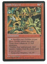 Magic the gathering ~ 1x Goblin Warrens ~ Fallen Empires ~ LP