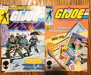 Lot Of 2 G.I.Joe #2 MARVEL COMIC Books  - Picture 1 of 9
