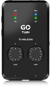 TC-Helicon GO TWIN High-Definition 2 Channel Audio/MIDI Interface for Mobile - Picture 1 of 4