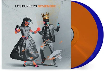 LOS BUNKERS Noviembre 2-LP ORANGE & BLUE VINYL SEALED NEW *RARE* MEXICO 2024 - Image 1 of 3
