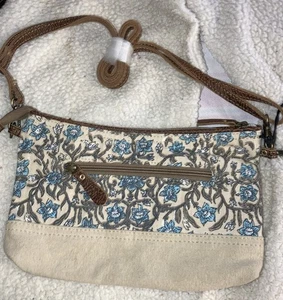 Myra Bag Floral Crossbody Western Cowgirl Canvas - Picture 1 of 4